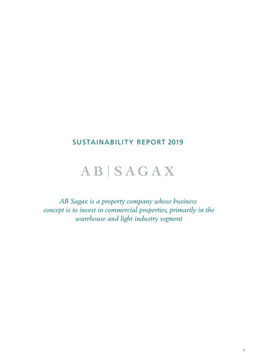 Thumbnail Sagax Sustainability Report 2019