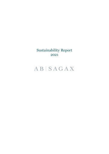 Thumbnail Sagax Sustainability Report 2021