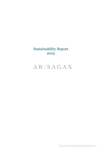 Thumbnail Sagax Sustainability Report 2022