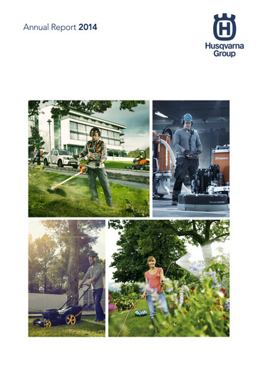 Thumbnail Husqvarna Annual Report 2014