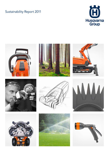 Thumbnail Husqvarna Sustainability Report 2011