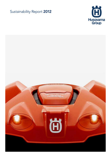 Thumbnail Husqvarna Sustainability Report 2012