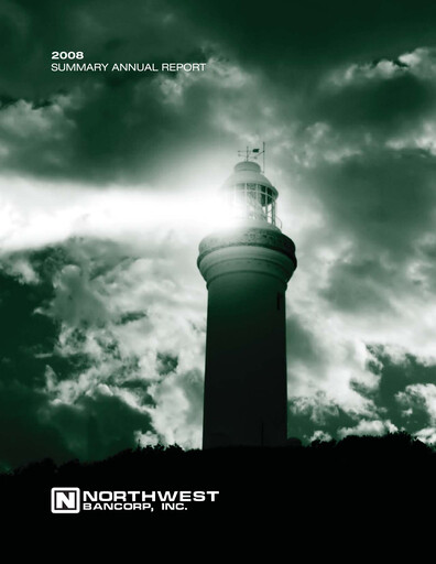 Thumbnail Northwest Bancshares
 Annual Report 2008