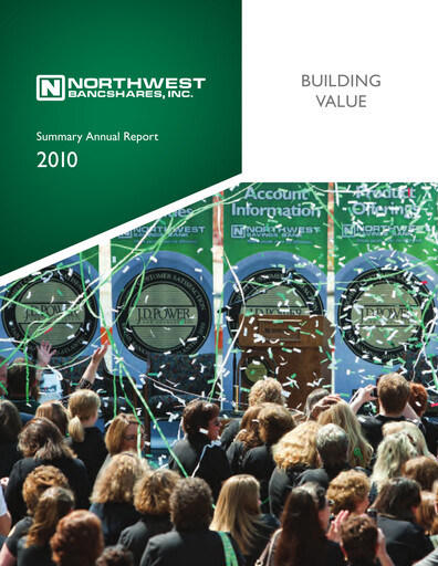 Thumbnail Northwest Bancshares
 Annual Report 2010