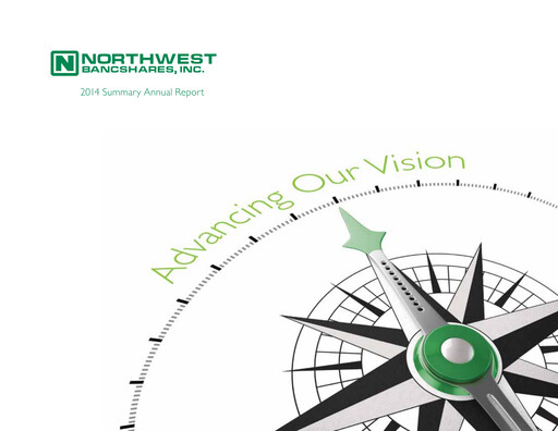 Thumbnail Northwest Bancshares
 Annual Report 2014