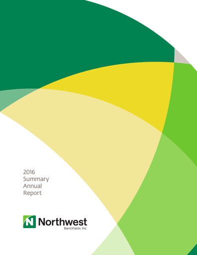 Thumbnail Northwest Bancshares
 Annual Report 2016