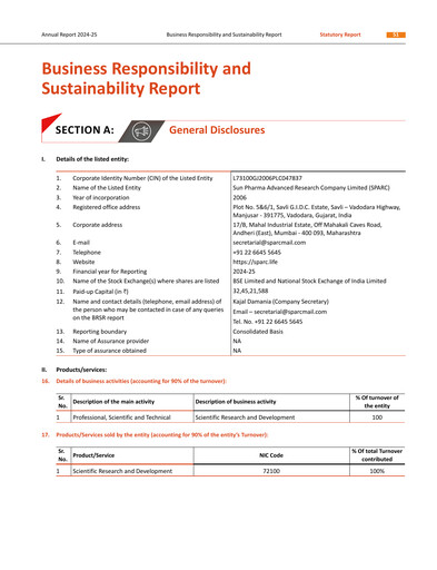 Thumbnail SPARC ESG Report 2024-2025