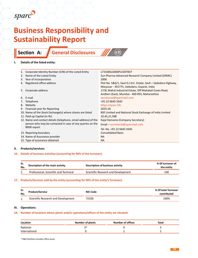 Thumbnail SPARC ESG Report 2025-2026