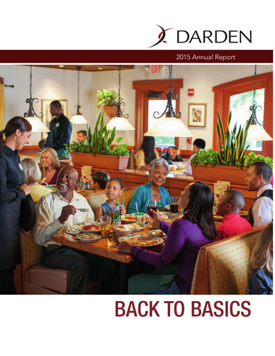 Thumbnail Darden Restaurants
 Annual Report 2015