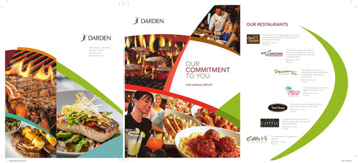 Thumbnail Darden Restaurants
 Annual Report 2016