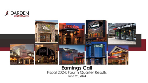 Miniature Darden Restaurants
 Rapport trimestriel 2024-q4