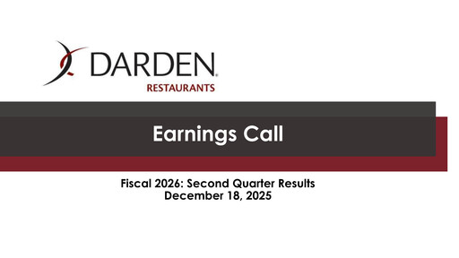 Miniature Darden Restaurants
 Rapport trimestriel 2026-q2