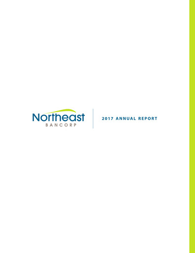 Thumbnail Northeast Bank Annual Report 2017