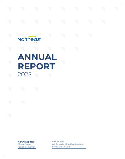 Thumbnail Northeast Bank Annual Report 2025