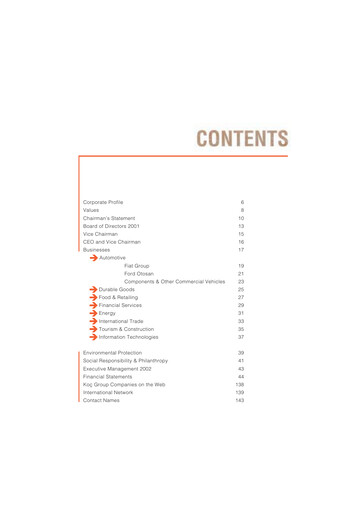 Thumbnail Koç Holding
 Annual Report 2001