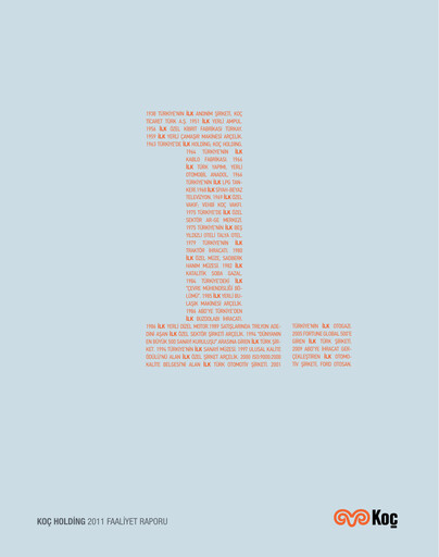 Thumbnail Koç Holding
 Annual Report 2011