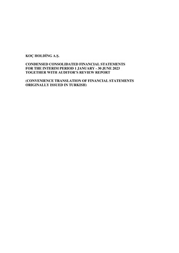 Thumbnail Koç Holding
 Half-year Report 2023-h1