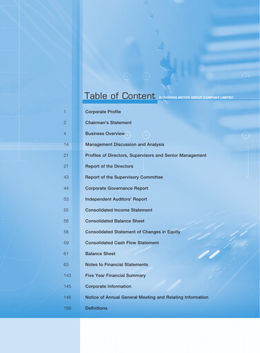 Thumbnail Dongfeng Motor
 Annual Report 2007