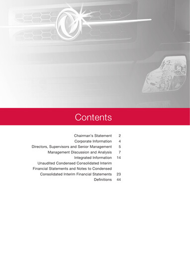 Miniature Dongfeng Motor
 Rapport semestriel 2008-h1