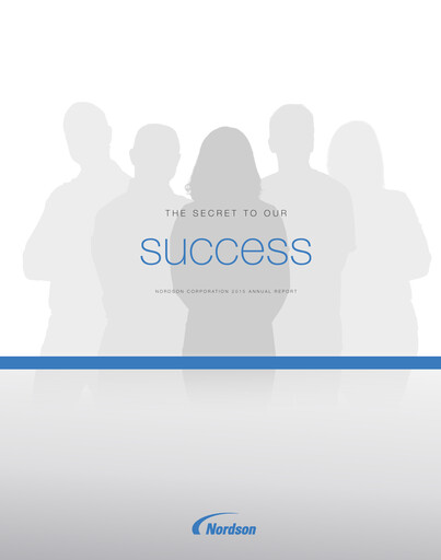 Thumbnail Nordson Annual Report 2015