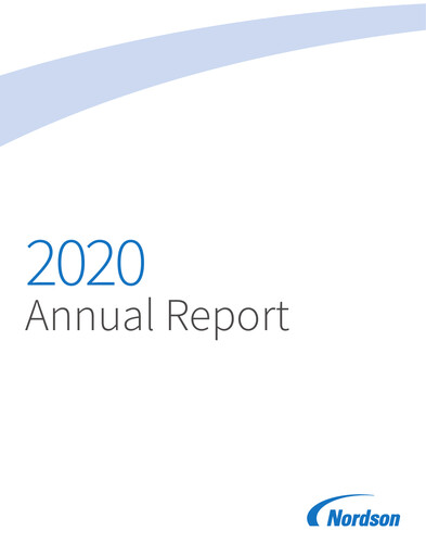 Thumbnail Nordson Annual Report 2020