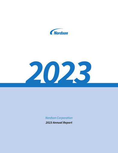 Thumbnail Nordson Annual Report 2023