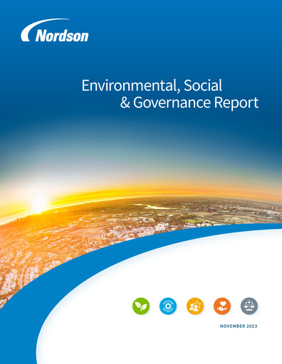 Thumbnail Nordson ESG Report 2023