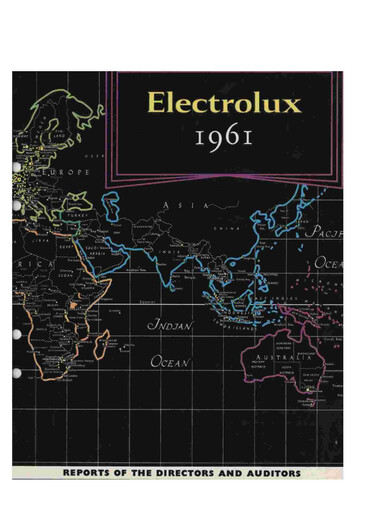 Thumbnail Electrolux Annual Report 1961