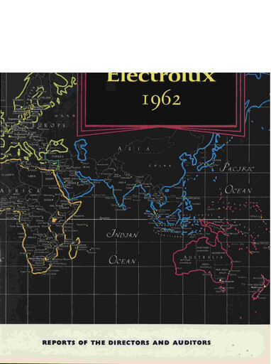 Thumbnail Electrolux Annual Report 1962