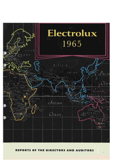 Thumbnail Electrolux Annual Report 1965