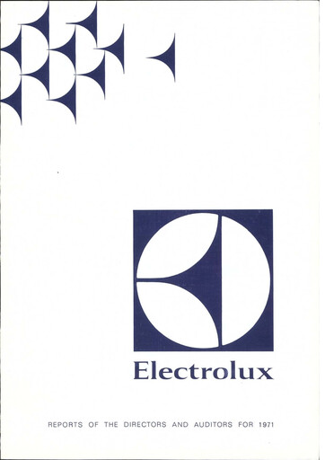 Thumbnail Electrolux Annual Report 1971