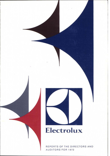 Thumbnail Electrolux Annual Report 1972