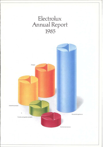 Thumbnail Electrolux Annual Report 1985