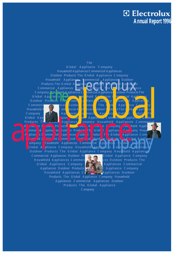 Thumbnail Electrolux Annual Report 1996