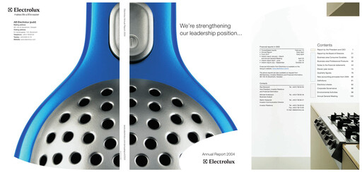 Thumbnail Electrolux Annual Report 2004