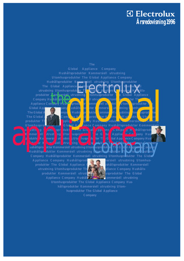 Thumbnail Electrolux Annual Report 1996