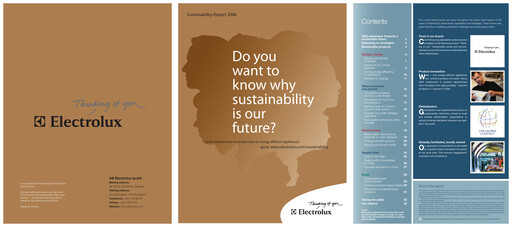 Thumbnail Electrolux Sustainability Report 2006