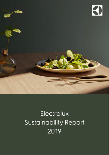 Thumbnail Electrolux Sustainability Report 2019