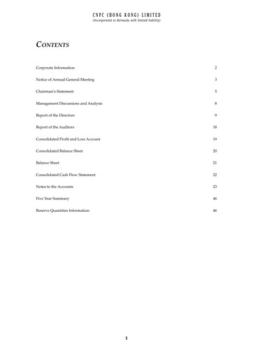 Thumbnail Kunlun Energy Company Annual Report 1996