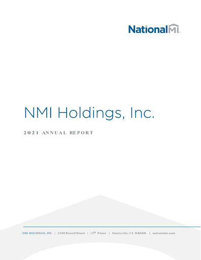 Thumbnail NMI Holdings
 Annual Report 2021
