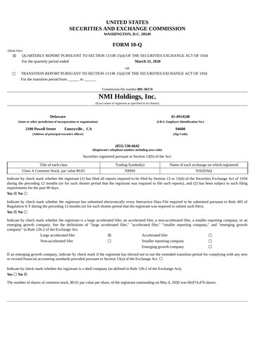 Thumbnail NMI Holdings
 Quarterly Report 2020-q1