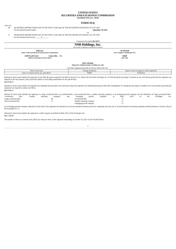 Thumbnail NMI Holdings
 Quarterly Report 2021-q3