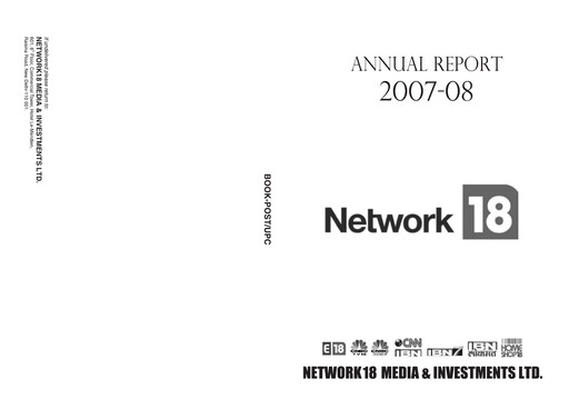Vorschaubild Network18
 Jahresbericht 2007-2008