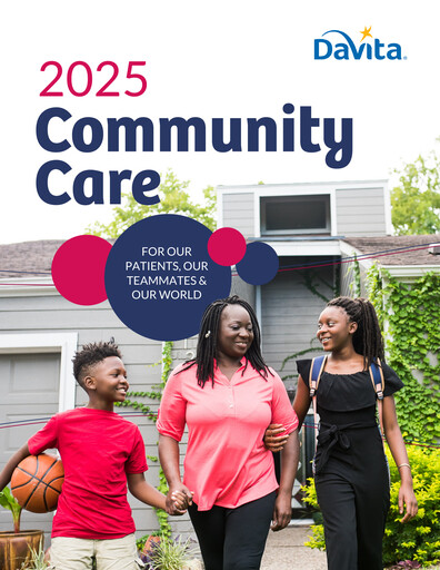 Thumbnail DaVita ESG Report 2025