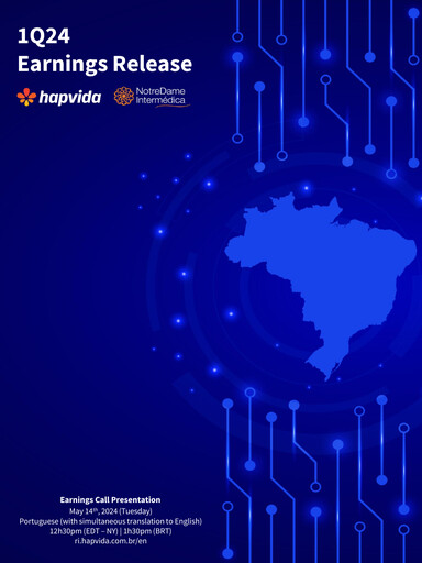 Miniature Hapvida Rapport trimestriel 2024-q1