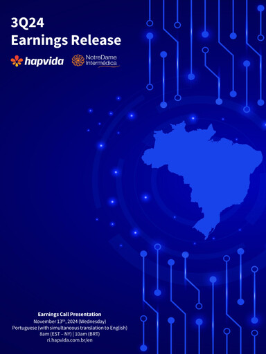 Miniature Hapvida Rapport trimestriel 2024-q3