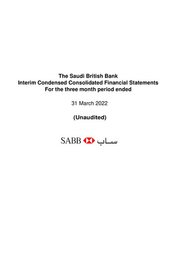 Vorschaubild The Saudi British Bank  Quartalsbericht 2022-q1