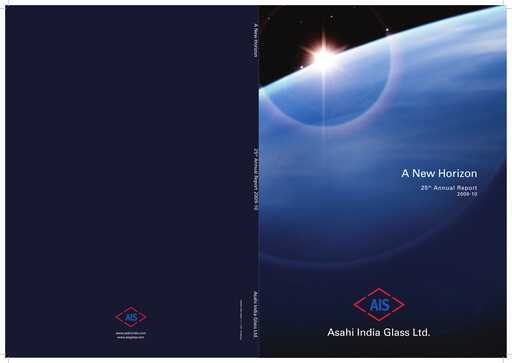 Thumbnail Asahi India Glass Annual Report 2009-2010