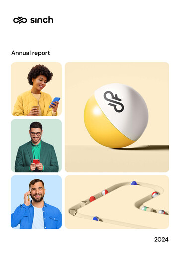 Thumbnail Sinch
 Annual Report 2024