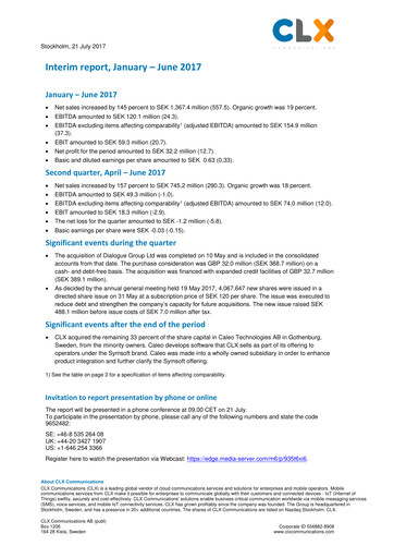 Vorschaubild Sinch
 Halbjahresbericht 2017-h1